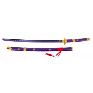 KATANA ONE PIECE ENMA DE ZORO MORADA CON LUZ LED