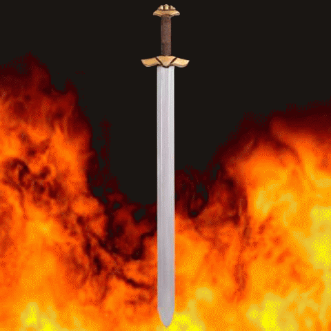 Espada vikinga - Fuego